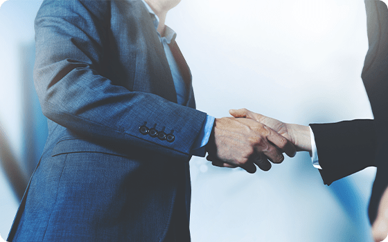 打ち合わせ中の写真